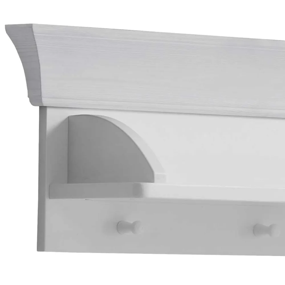 Kinder Wohnen Weiß lackiertes Wandboard aus Kiefernholz - Satumare