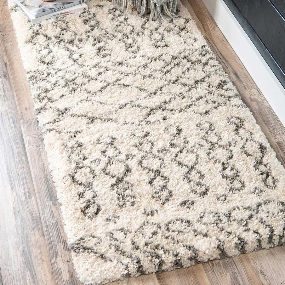 Wohnen Boho Style Möbel|Skandinavische Möbel*Weicher Hochflor Läufer Teppich gemustert - Zyrafete