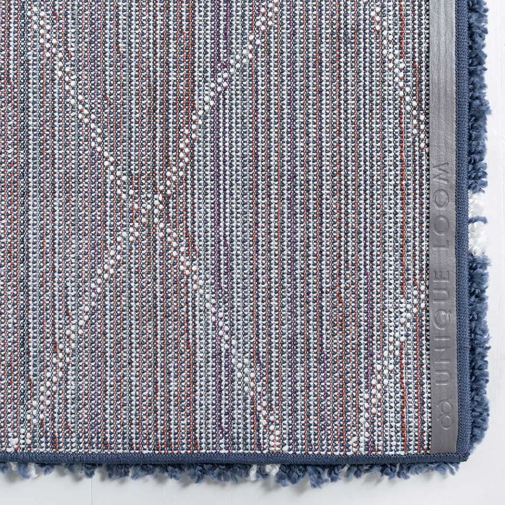 Wohnen Weiße Möbel|Skandinavische Möbel*Weicher Läufer Teppich mit Hochflor in Blau - Tanko