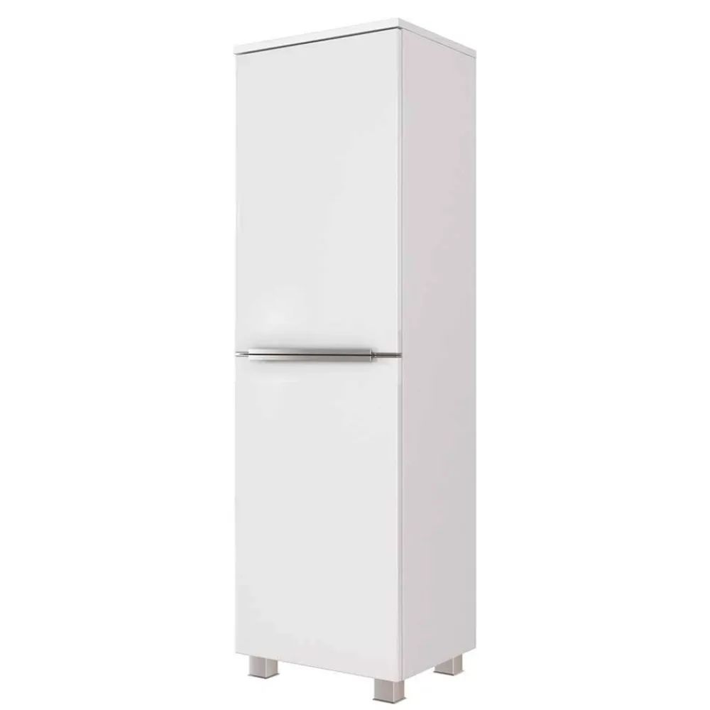 Wohnen Badezimmer Komplett*Weiße Bad Ausstattung mit LED - Livendas (fünfteilig)