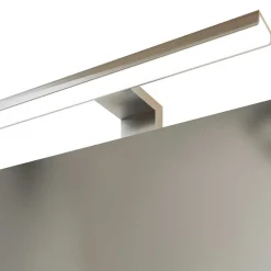 Wohnen Badezimmer Komplett*Weiße Bad Ausstattung mit LED - Livendas (fünfteilig)