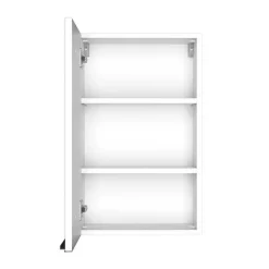 Wohnen Badezimmer Komplett*Weiße Bad Ausstattung mit LED - Livendas (fünfteilig)