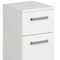 Wohnen Badezimmer Komplett*Weiße Badeinrichtung Möbelset - Ardin (vierteilig)