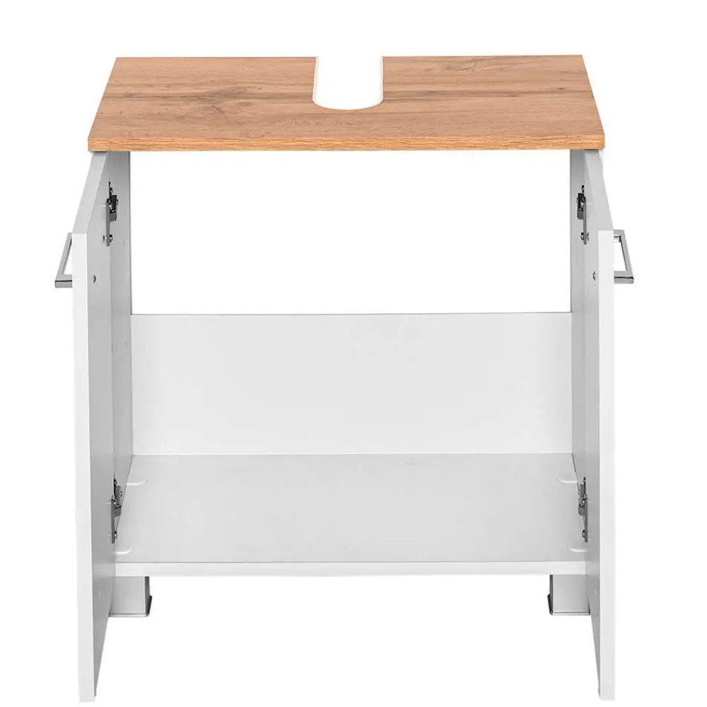 Wohnen Weiße Badezimmermöbel Einrichtung - Lasdias (fünfteilig)