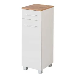 Wohnen Weiße Badezimmermöbel Einrichtung - Lasdias (fünfteilig)