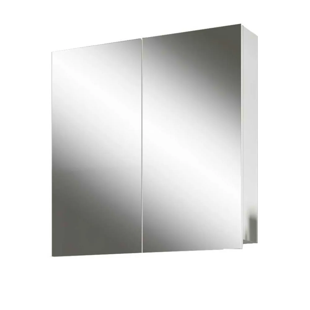 Wohnen Badezimmer Komplett*Weiße Badmöbel Kombi Set - Sua (vierteilig)