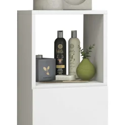 Wohnen Weiße Badmöbel Kombination Set - Sua (vierteilig)