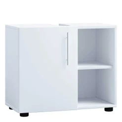 Wohnen Weiße Badmöbel Kombination Set - Sua (vierteilig)