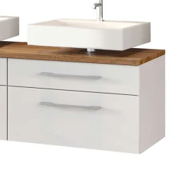 Wohnen Weiße Badmöbel Waschplatz - Enwicos II (dreiteilig)