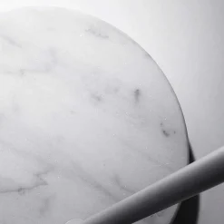 Wohnen Weiße Bogenlampe mit Stoffschirm - Valnut