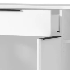 Wohnen Weiße Möbel|Home Office Möbel*Weiße Büromöbel Kombination - Sparkle (vierteilig)