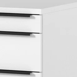 Wohnen Weiße Möbel|Home Office Möbel*Weiße Büromöbel Kombination - Sparkle (vierteilig)