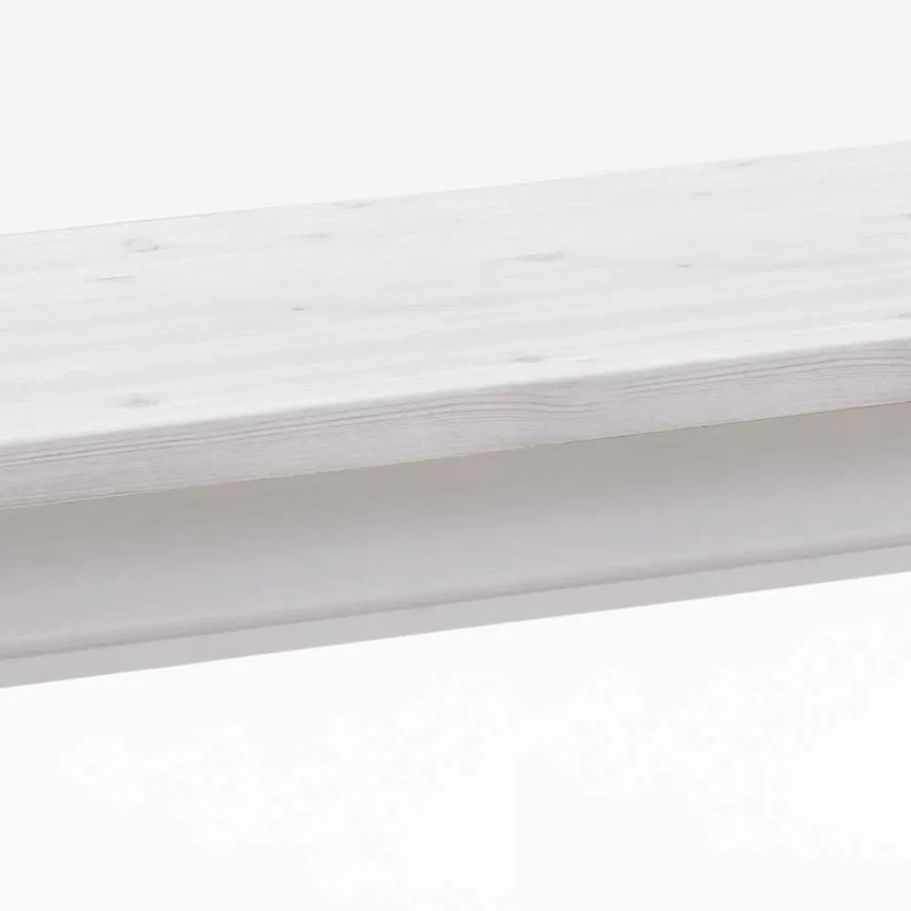 Wohnen Weiße Esszimmerbank im Country Style - Veproma