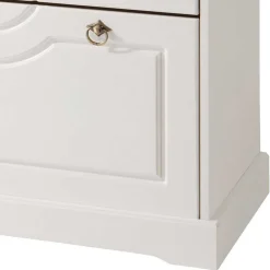 Wohnen Garderoben|Garderoben*Weiße Flurmöbel im Landhausstil - Vesrav (dreiteilig)