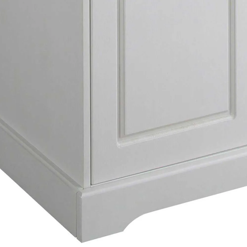 Wohnen Garderoben|Garderoben*Weiße Flurmöbel im Landhausstil - Vesrav (dreiteilig)