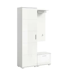 Wohnen Weiße Garderobenmöbel aus Holzwerkstoff - Rugova