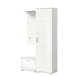 Wohnen Weiße Garderobenmöbel aus Holzwerkstoff - Rugova