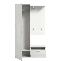 Wohnen Weiße Garderobenmöbel aus Holzwerkstoff - Rugova