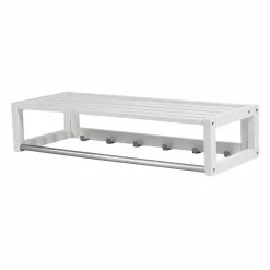 Wohnen Bürogarderoben*Weiße Hängegarderobe aus Massivholz - Gorfu