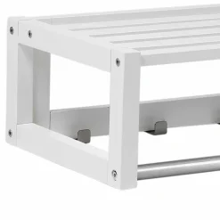 Wohnen Bürogarderoben*Weiße Hängegarderobe aus Massivholz - Gorfu