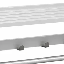 Wohnen Bürogarderoben*Weiße Hängegarderobe aus Massivholz - Gorfu