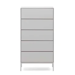 Wohnen Sideboards & Kommoden|Flurkommoden*Weiße Hochkommode mit Bodenfreiheit - Dresconio