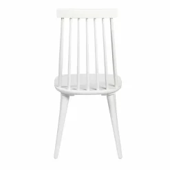 Wohnen Weiße Holzstühle aus Massivholz - Valtoma (4er Set)