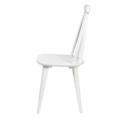 Wohnen Weiße Holzstühle aus Massivholz - Valtoma (4er Set)