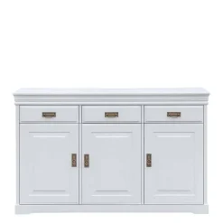 Wohnen Weiße Kombi-Kommode im Landhausstil - Presto