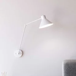 Wohnen Weiße Metallleuchte für die Wandmontage - Continento