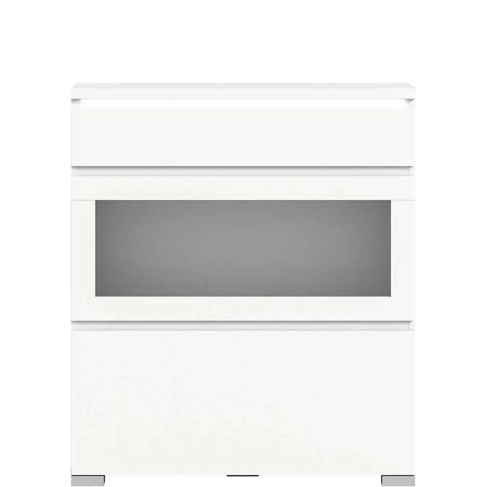 Wohnen Schuhschränke*Weiße Schuhkommode mit Schublade & Schuhklappe - Dany