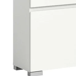 Wohnen Schuhschränke*Weiße Schuhkommode mit Schublade & Schuhklappe - Dany