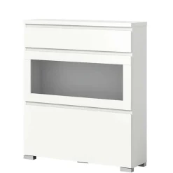 Wohnen Schuhschränke*Weiße Schuhkommode mit Schublade & Schuhklappe - Dany