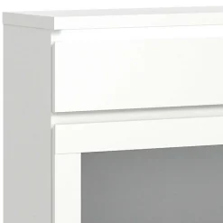 Wohnen Schuhschränke*Weiße Schuhkommode mit Schublade & Schuhklappe - Dany