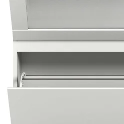 Wohnen Schuhschränke*Weiße Schuhkommode mit Schublade & Schuhklappe - Dany