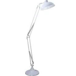 Wohnen Weiße Stehlampe im modernen Retrostil - Pulse