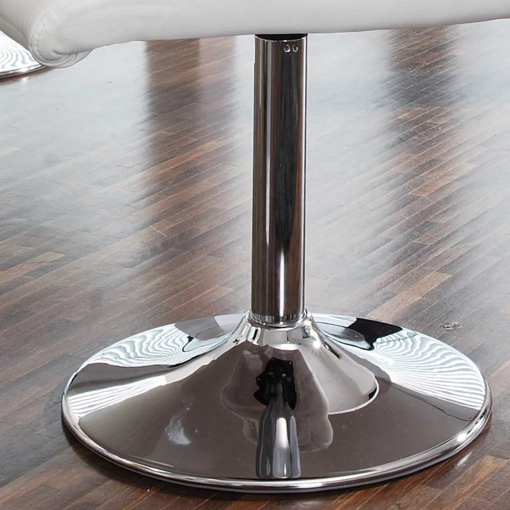 Wohnen Bürostühle*Weiße Stühle drehbar - Basel (4er Set)