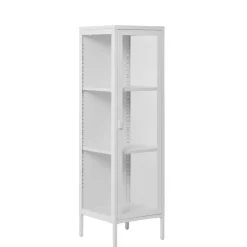 Wohnen Weiße Vitrine aus Stahl - Sancrez