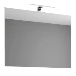 Wohnen Weiße Waschtischkonsole & Spiegel - Ipsum (zweiteilig)