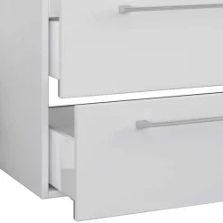 Wohnen Weiße Waschtischkonsole & Spiegel - Ipsum (zweiteilig)