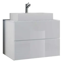 Wohnen Weiße Waschtisch-Konsole fürs Bad - Hillary