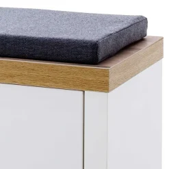 Wohnen Weiße Wohnraum Bank mit Schubladen - Nusenia