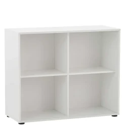 Wohnen Weißer Aktenschrank mit sieben Fächern - Empire