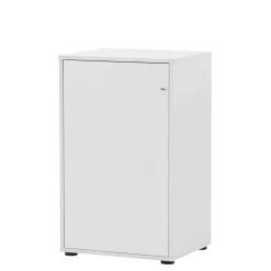 Wohnen Büroschränke*Weißer Aktenschrank 1-türig - Empire I