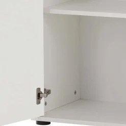 Wohnen Büroschränke*Weißer Aktenschrank 1-türig - Empire I