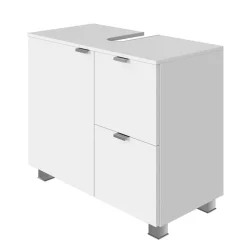 Wohnen Waschtisch|Waschbeckenunterschränke*Weißer Bad Unterschrank für Waschbecken - Jendrics