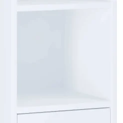 Wohnen Badschränke*Weißer Badezimmer Hochschrank 2-türig - Gransov