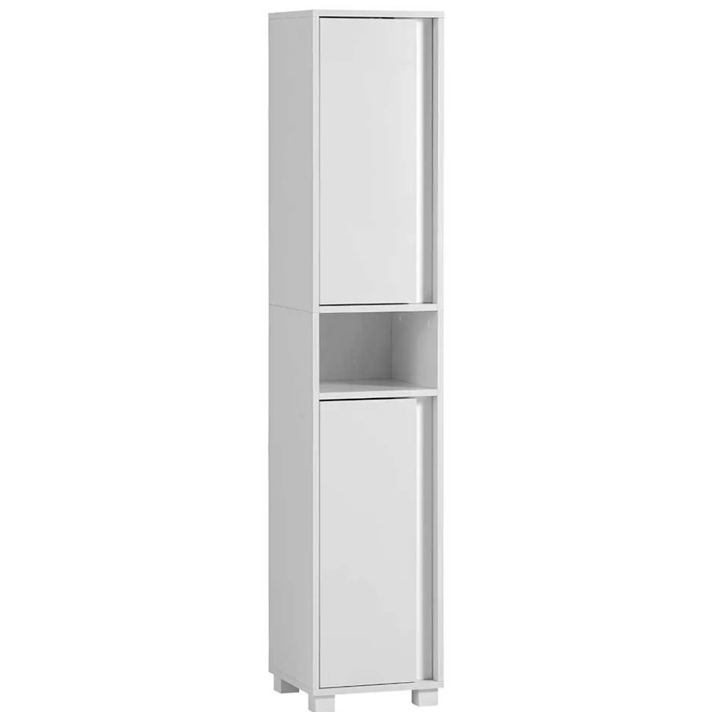 Wohnen Badschränke*Weißer Badezimmerschrank 165 cm hoch - Seriacus