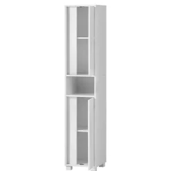 Wohnen Badschränke*Weißer Badezimmerschrank 165 cm hoch - Seriacus