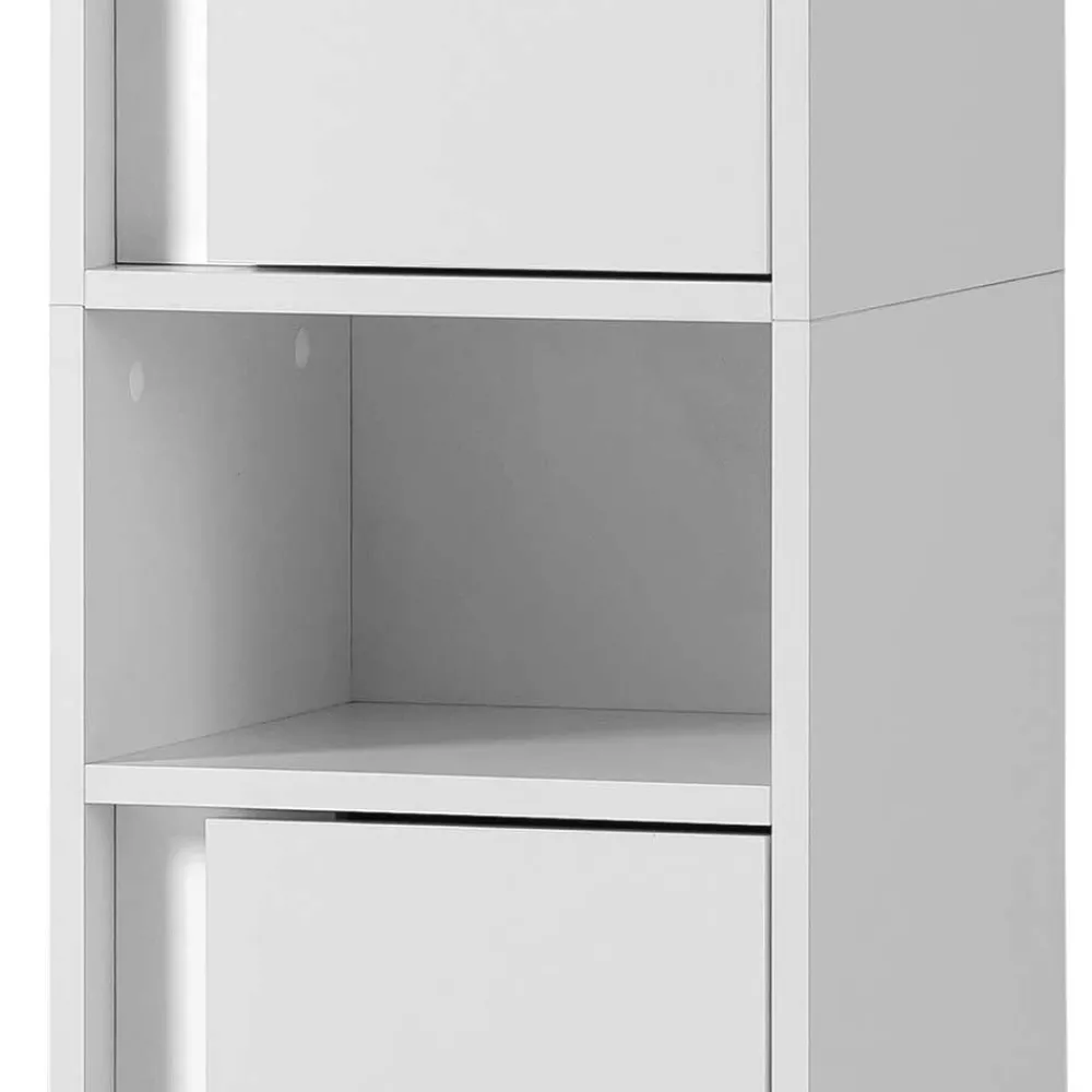 Wohnen Badschränke*Weißer Badezimmerschrank 165 cm hoch - Seriacus